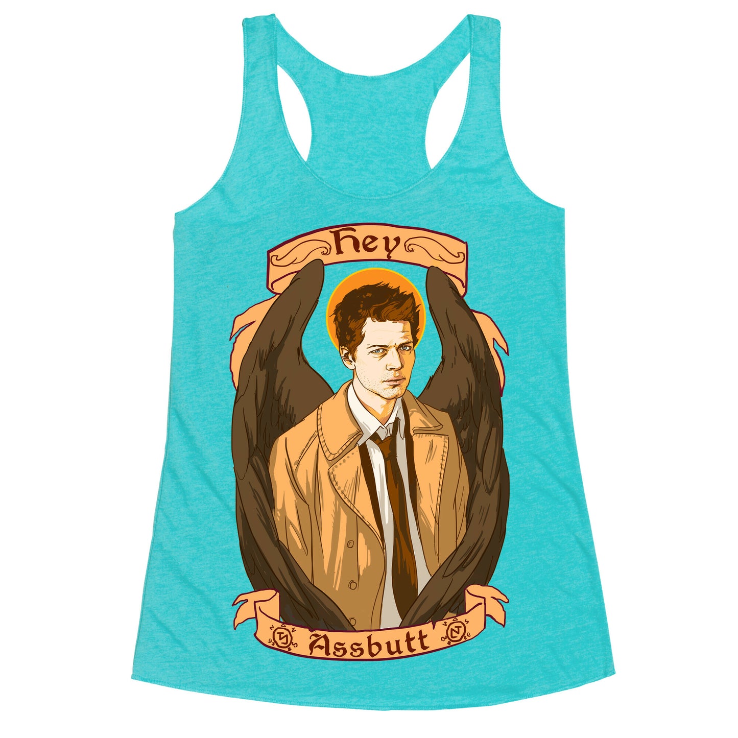 Hey Assbutt Racerback Tank