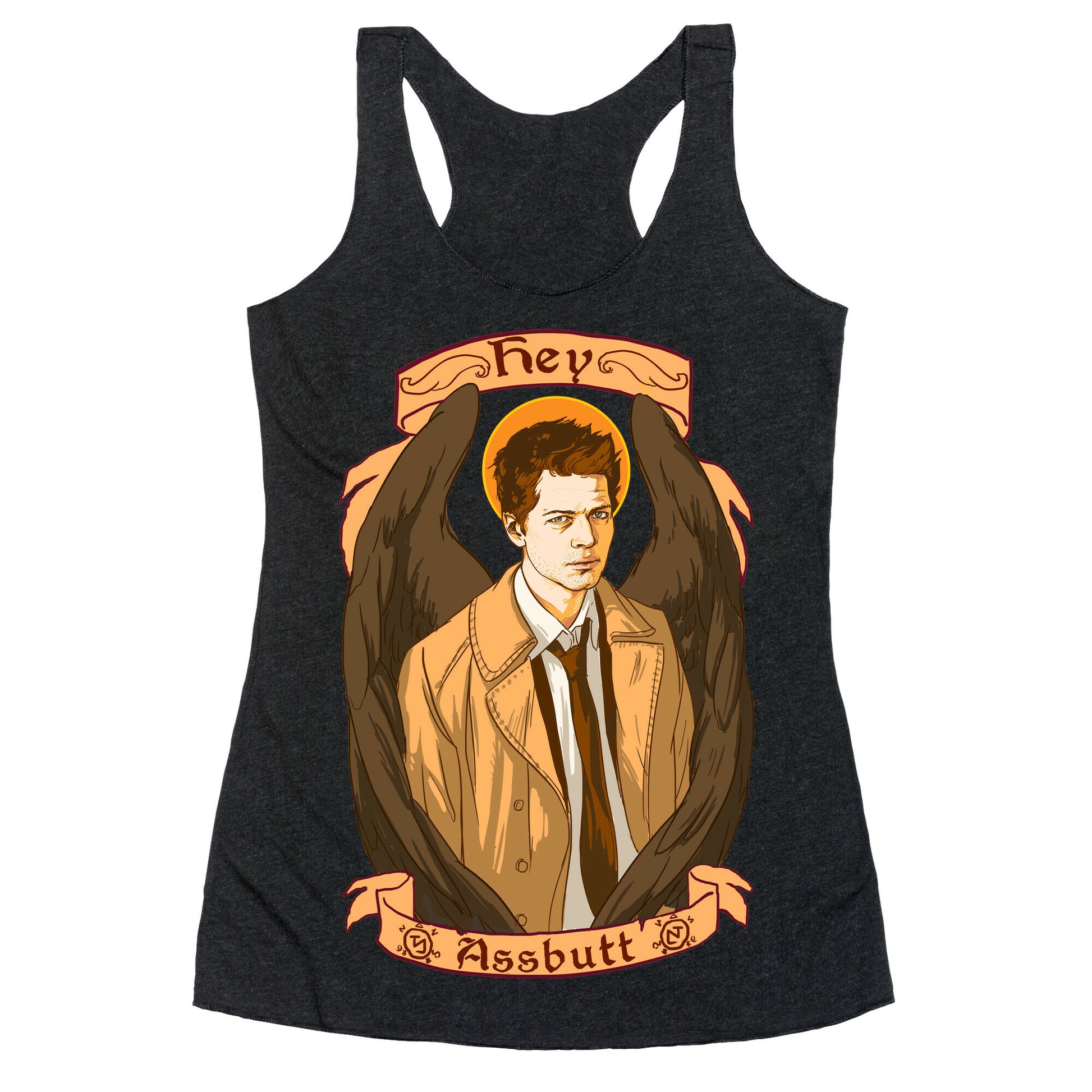 Hey Assbutt Racerback Tank