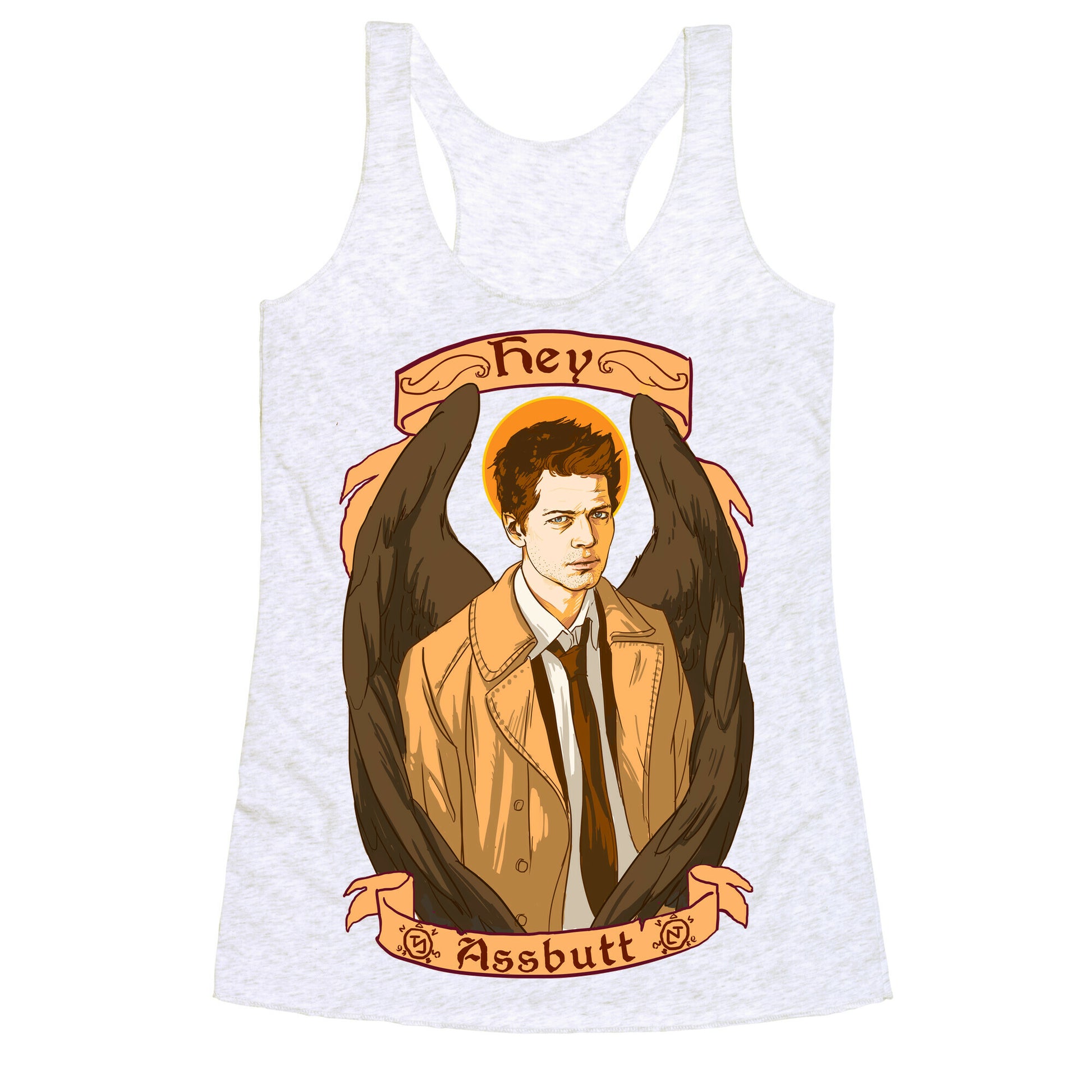 Hey Assbutt Racerback Tank