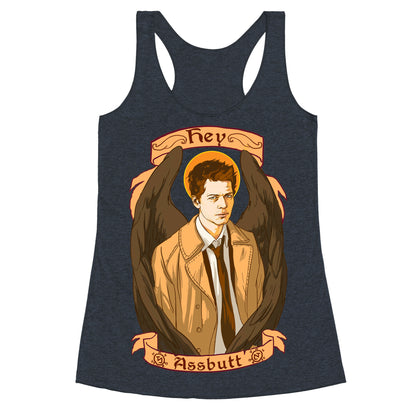 Hey Assbutt Racerback Tank
