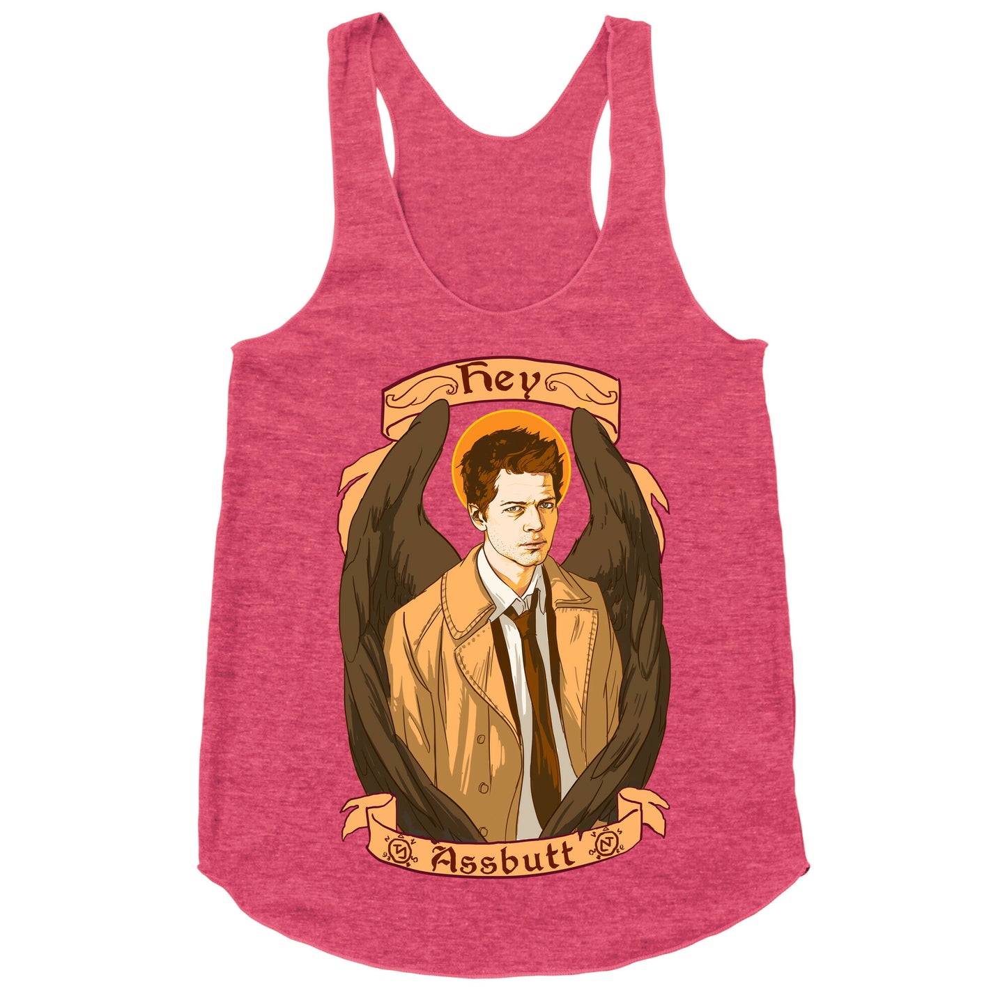 Hey Assbutt Racerback Tank