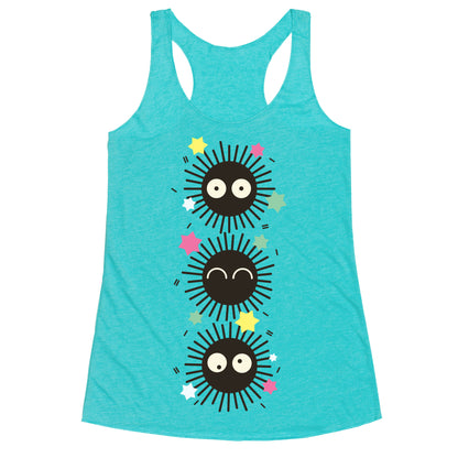 Happy Soot Sprites Racerback Tank