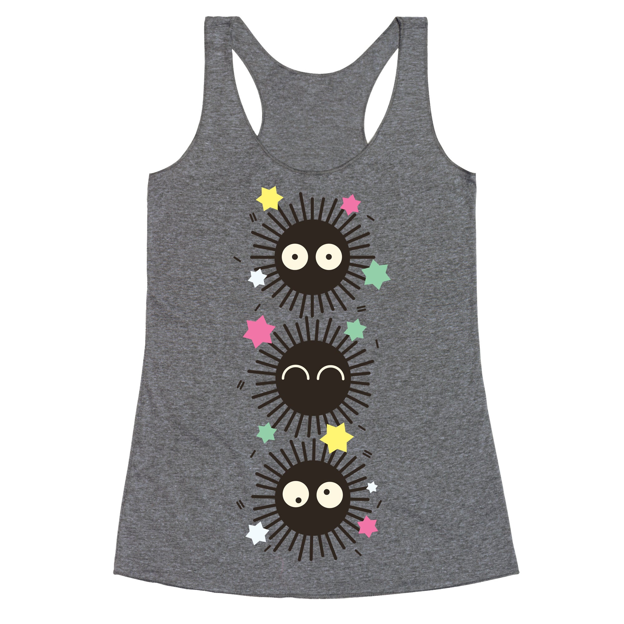 Happy Soot Sprites Racerback Tank