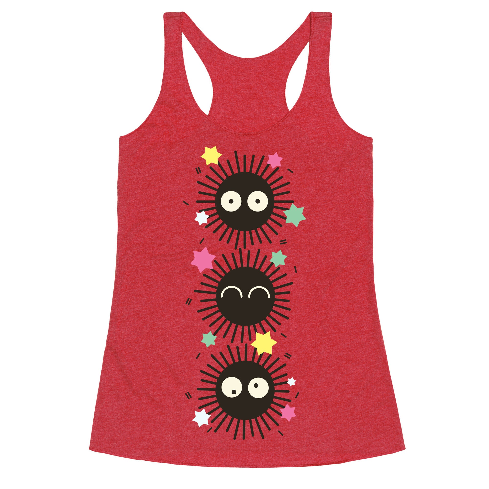 Happy Soot Sprites Racerback Tank