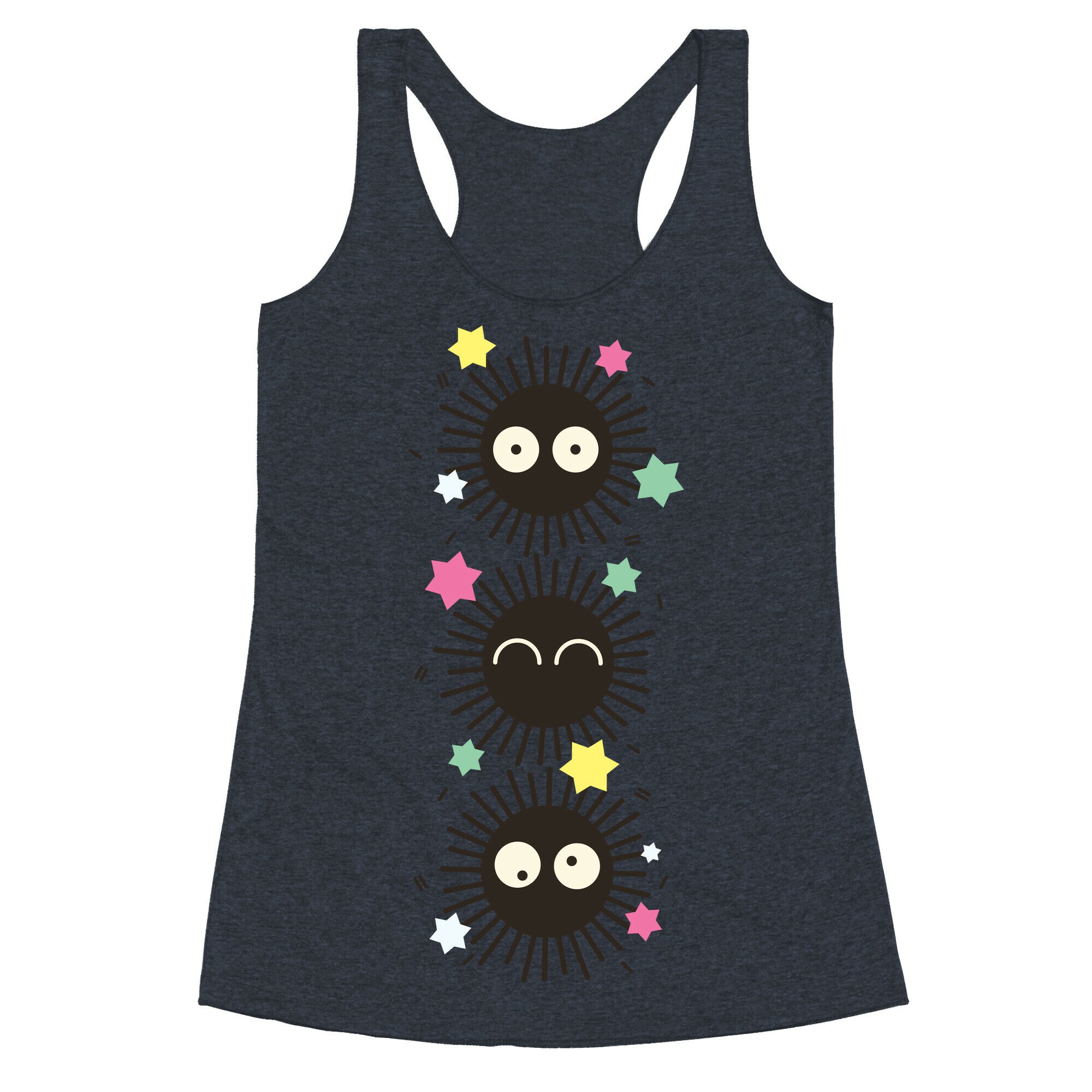 Happy Soot Sprites Racerback Tank