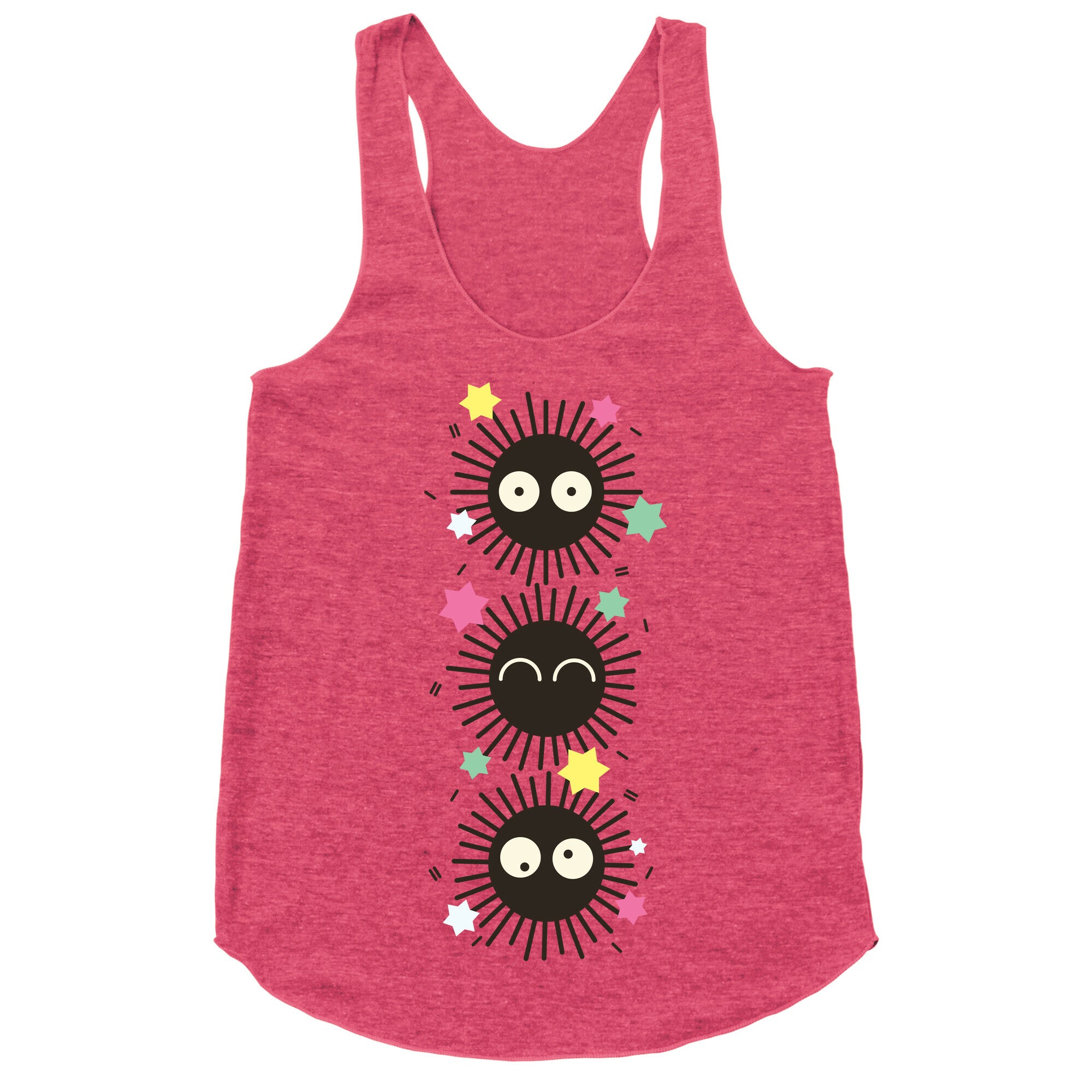 Happy Soot Sprites Racerback Tank