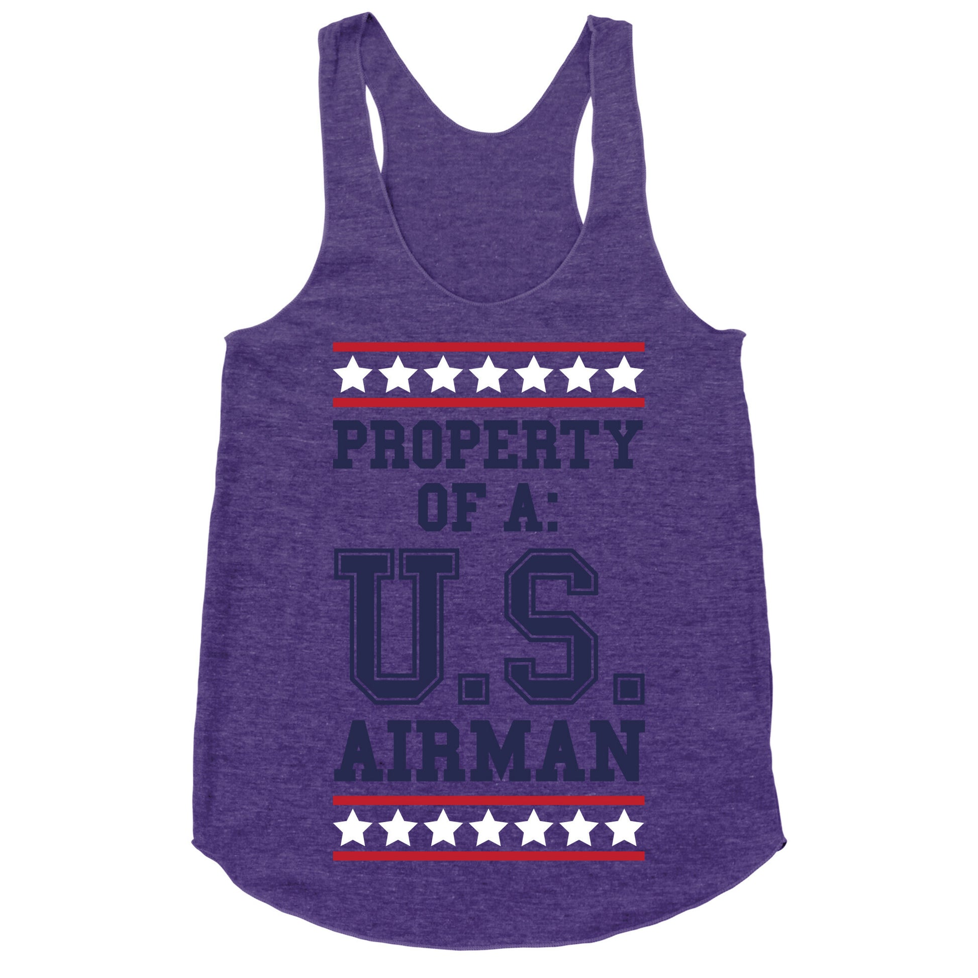 Property Of A U.S. Airman Racerback Tank