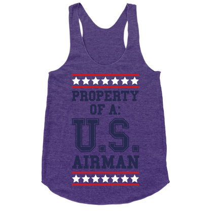 Property Of A U.S. Airman Racerback Tank