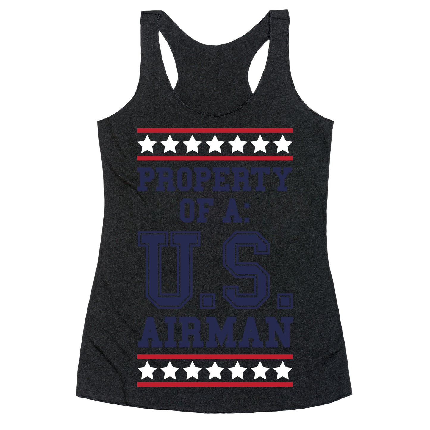 Property Of A U.S. Airman Racerback Tank