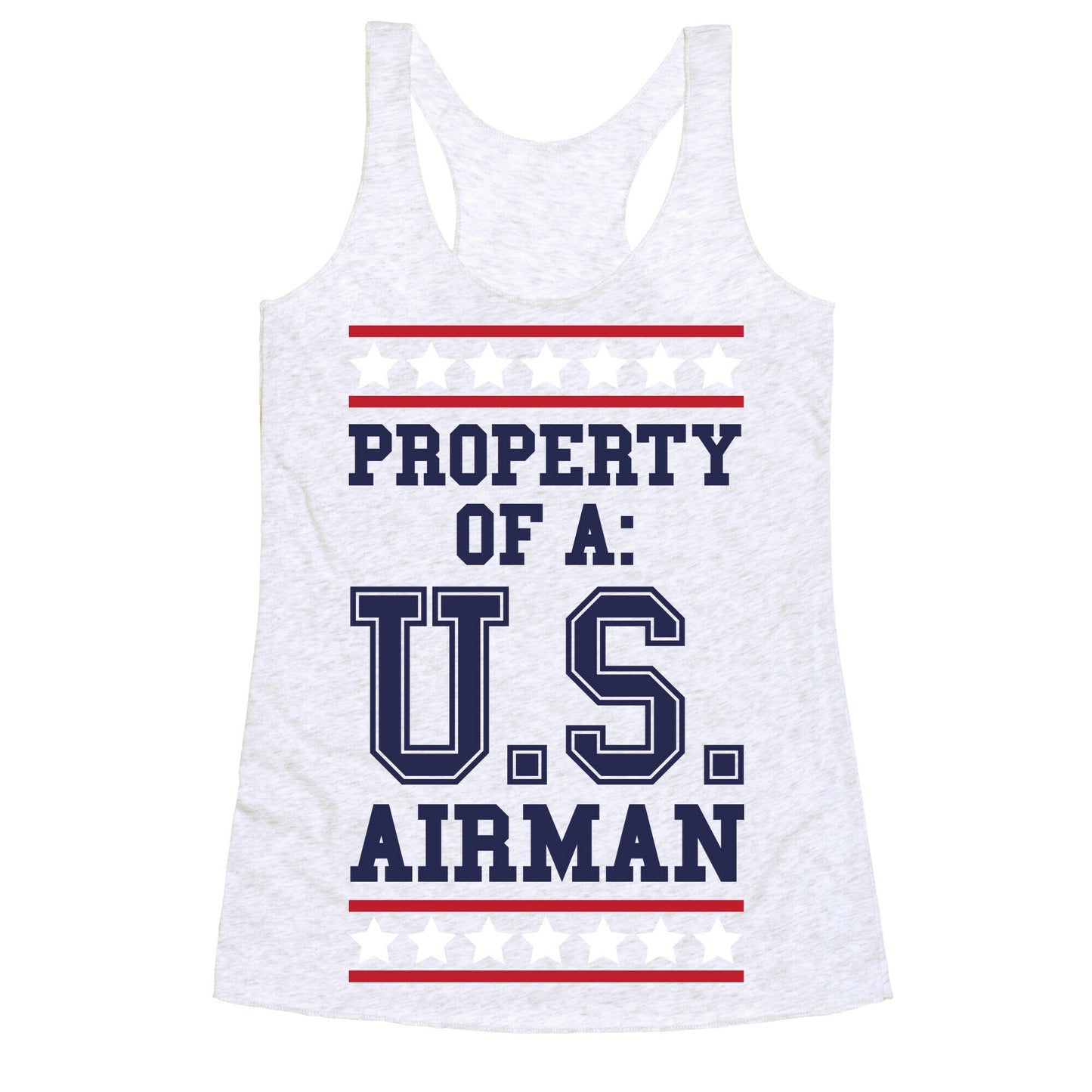Property Of A U.S. Airman Racerback Tank