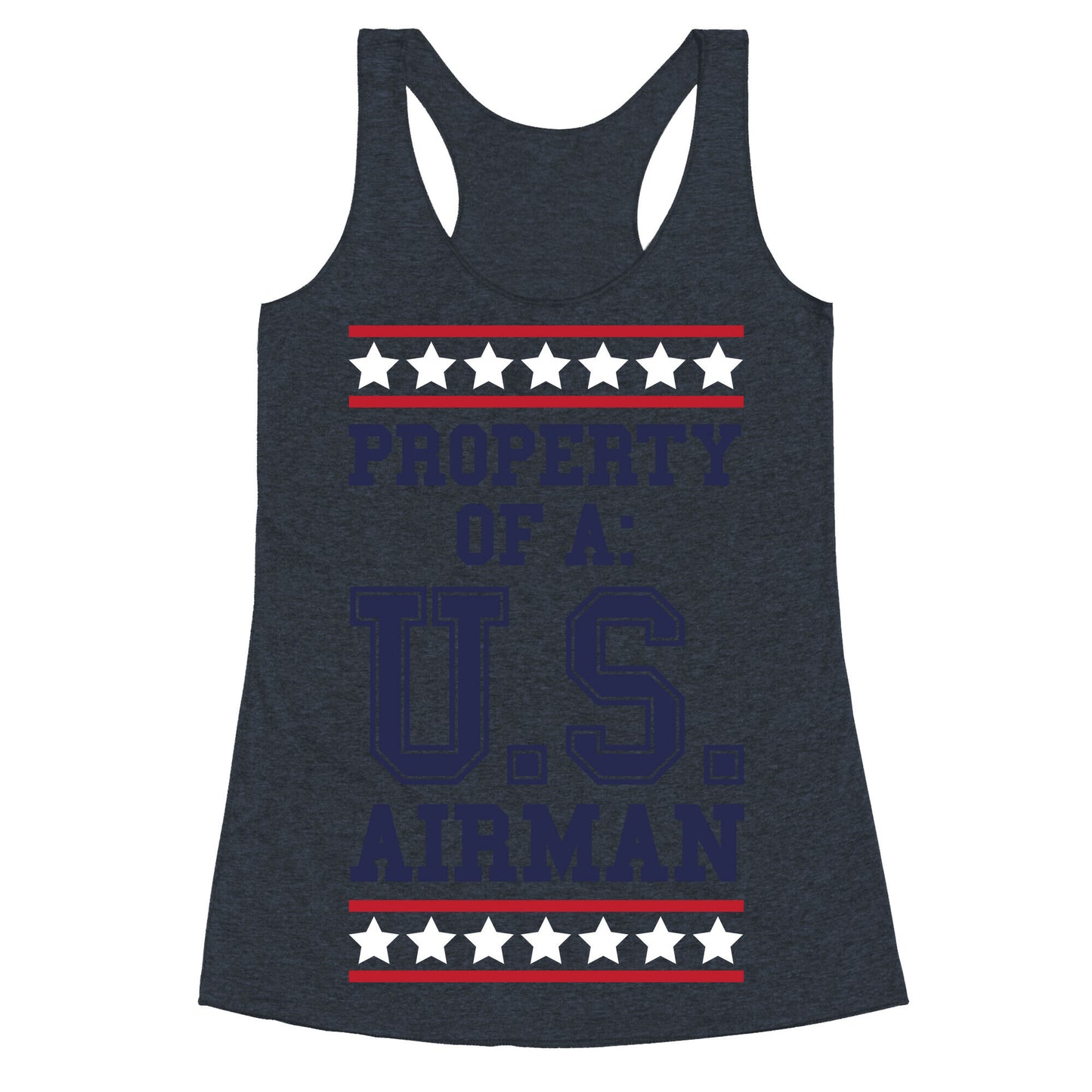 Property Of A U.S. Airman Racerback Tank