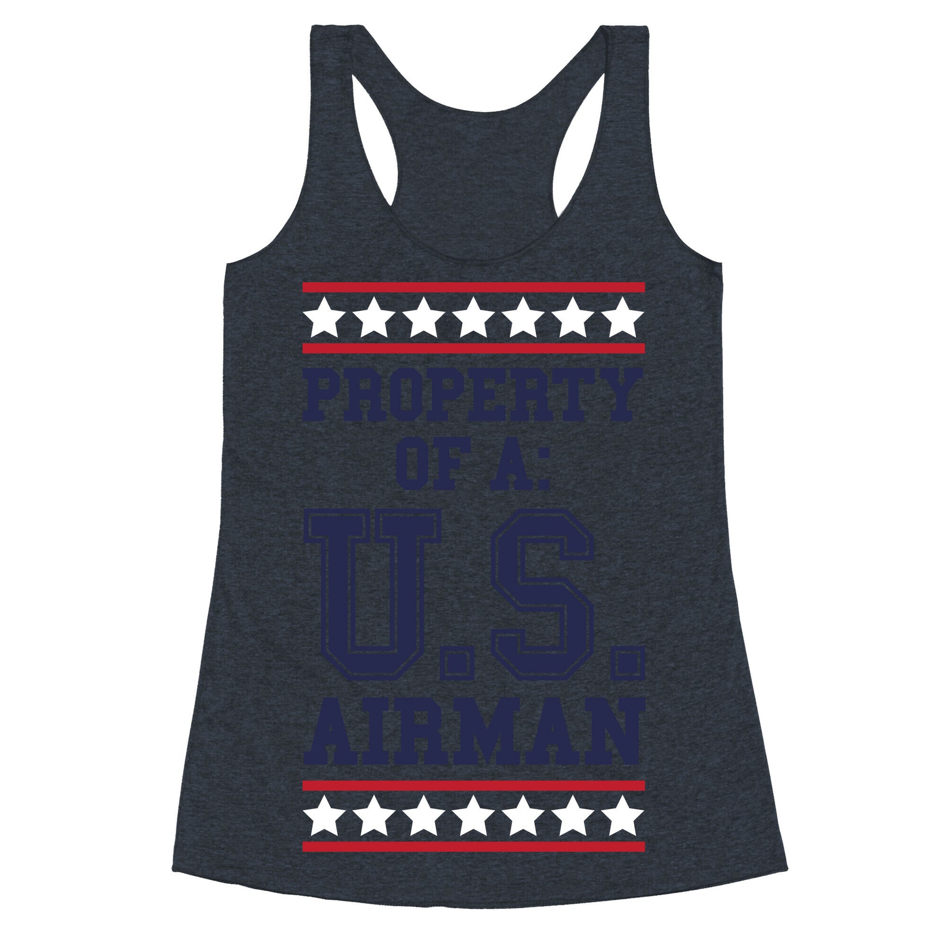 Property Of A U.S. Airman Racerback Tank