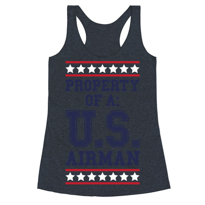 Property Of A U.S. Airman Racerback Tank