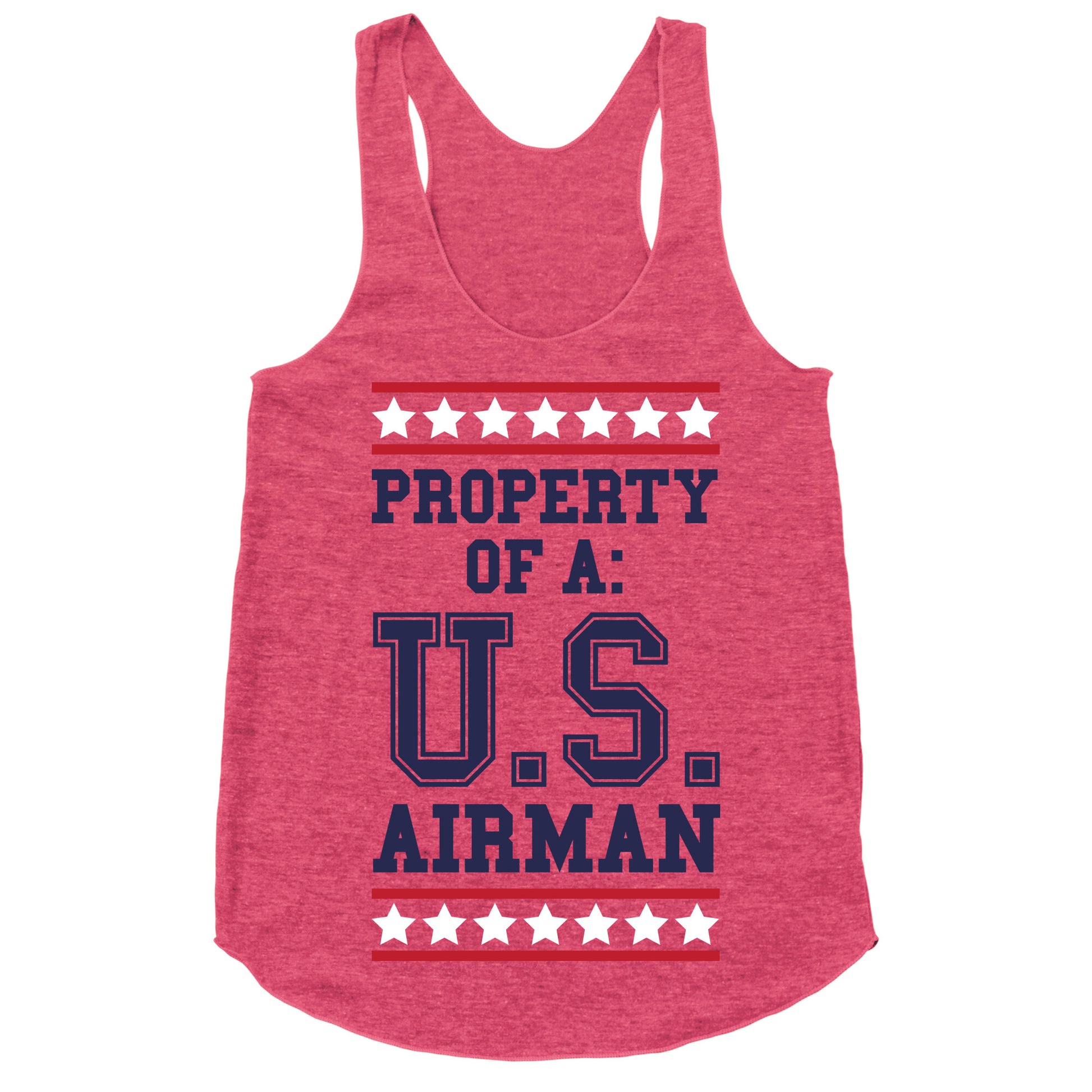 Property Of A U.S. Airman Racerback Tank