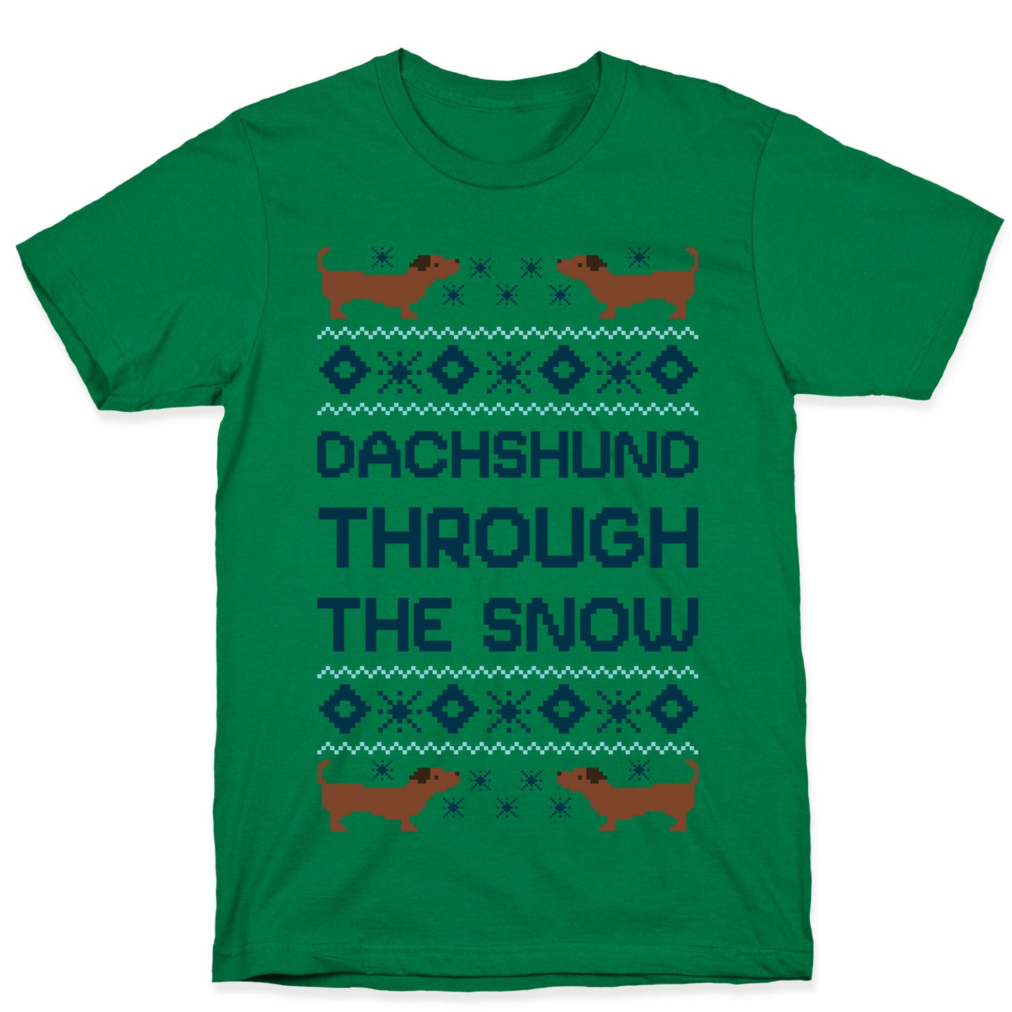 Dachshund Through The Snow T-Shirt