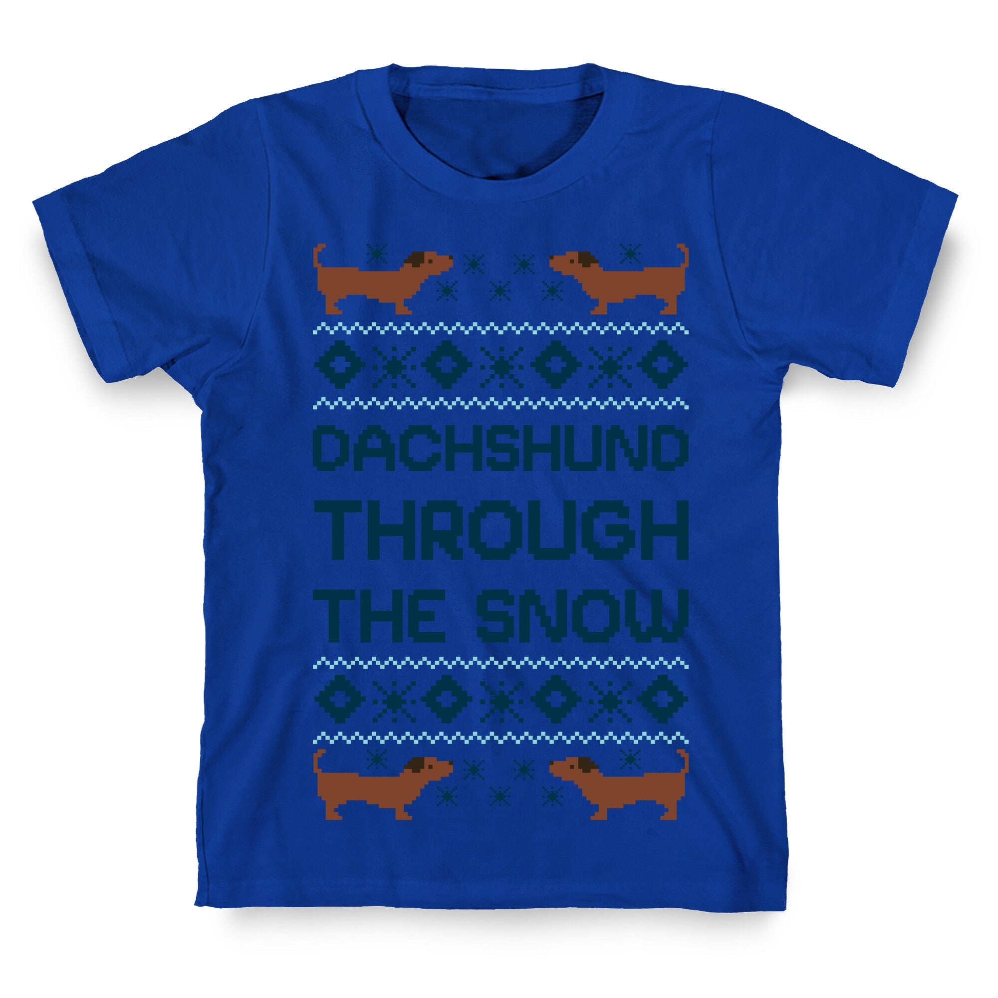 Dachshund Through The Snow T-Shirt
