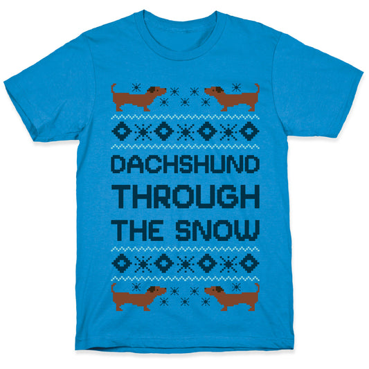 Dachshund Through The Snow T-Shirt