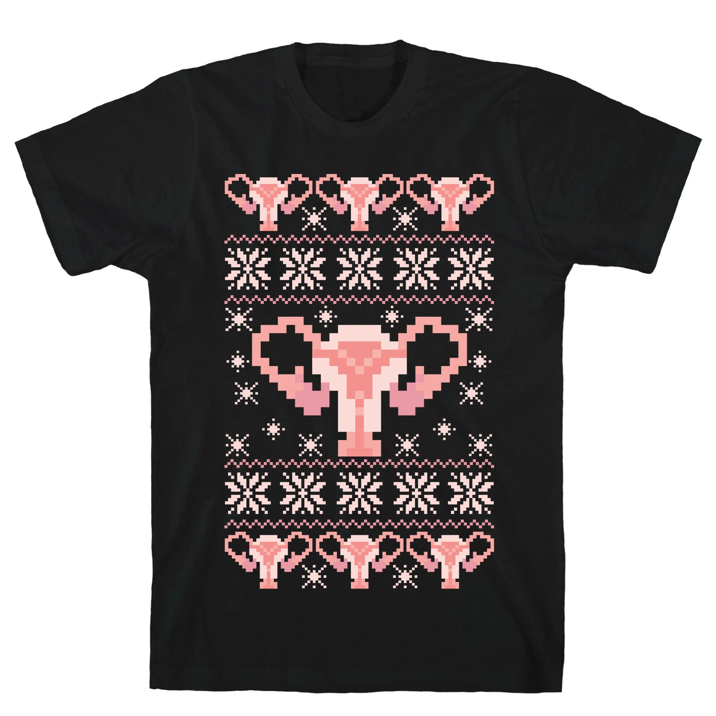 Uterus Sweater Pattern T-Shirt