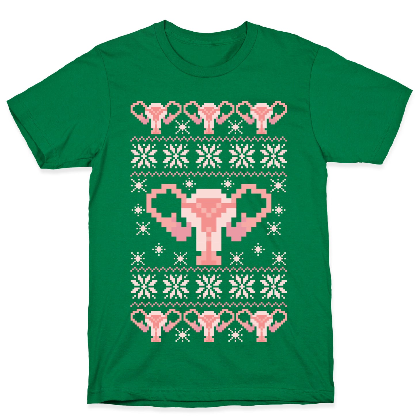 Uterus Sweater Pattern T-Shirt