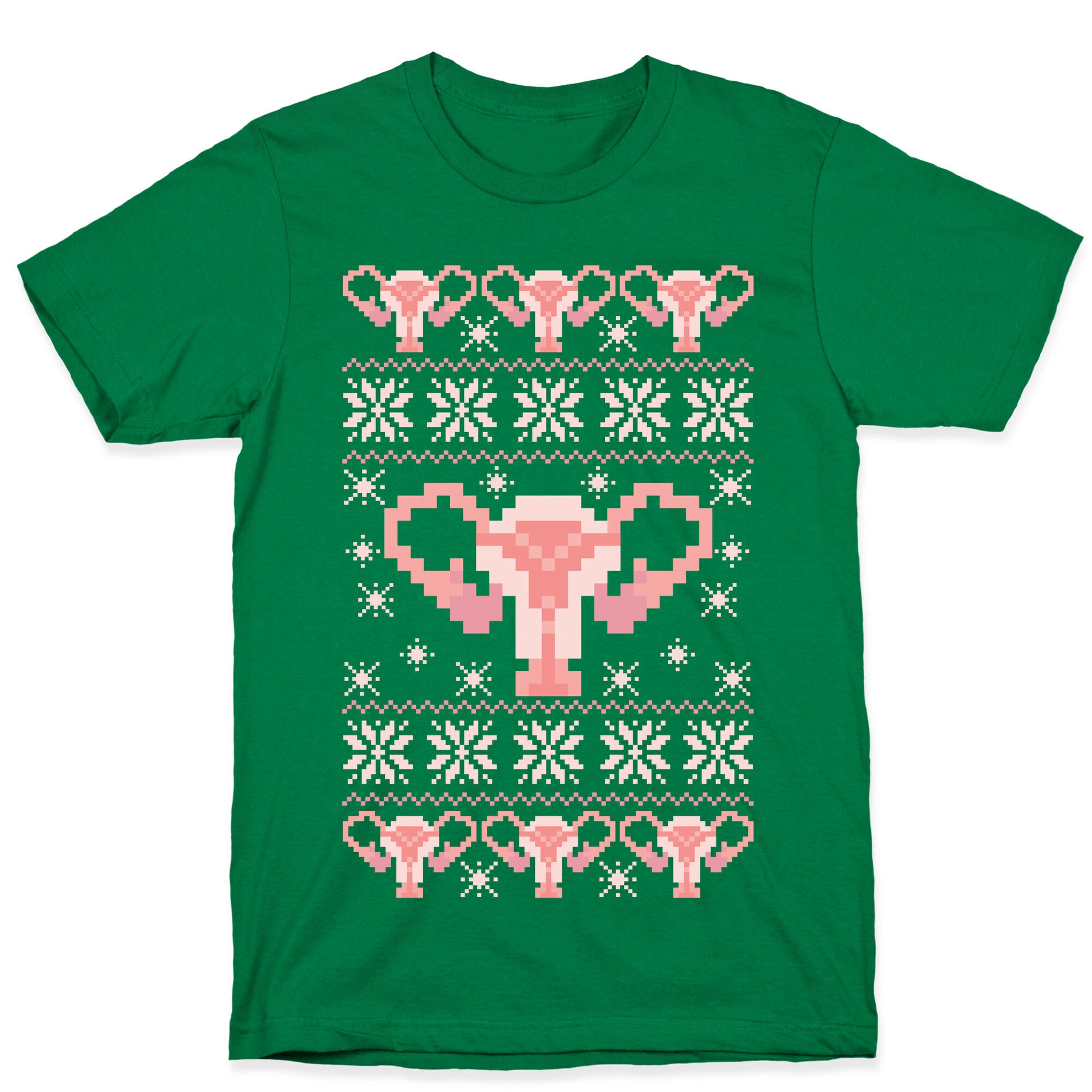 Uterus Sweater Pattern T-Shirt