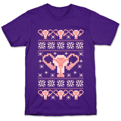 Uterus Sweater Pattern T-Shirt
