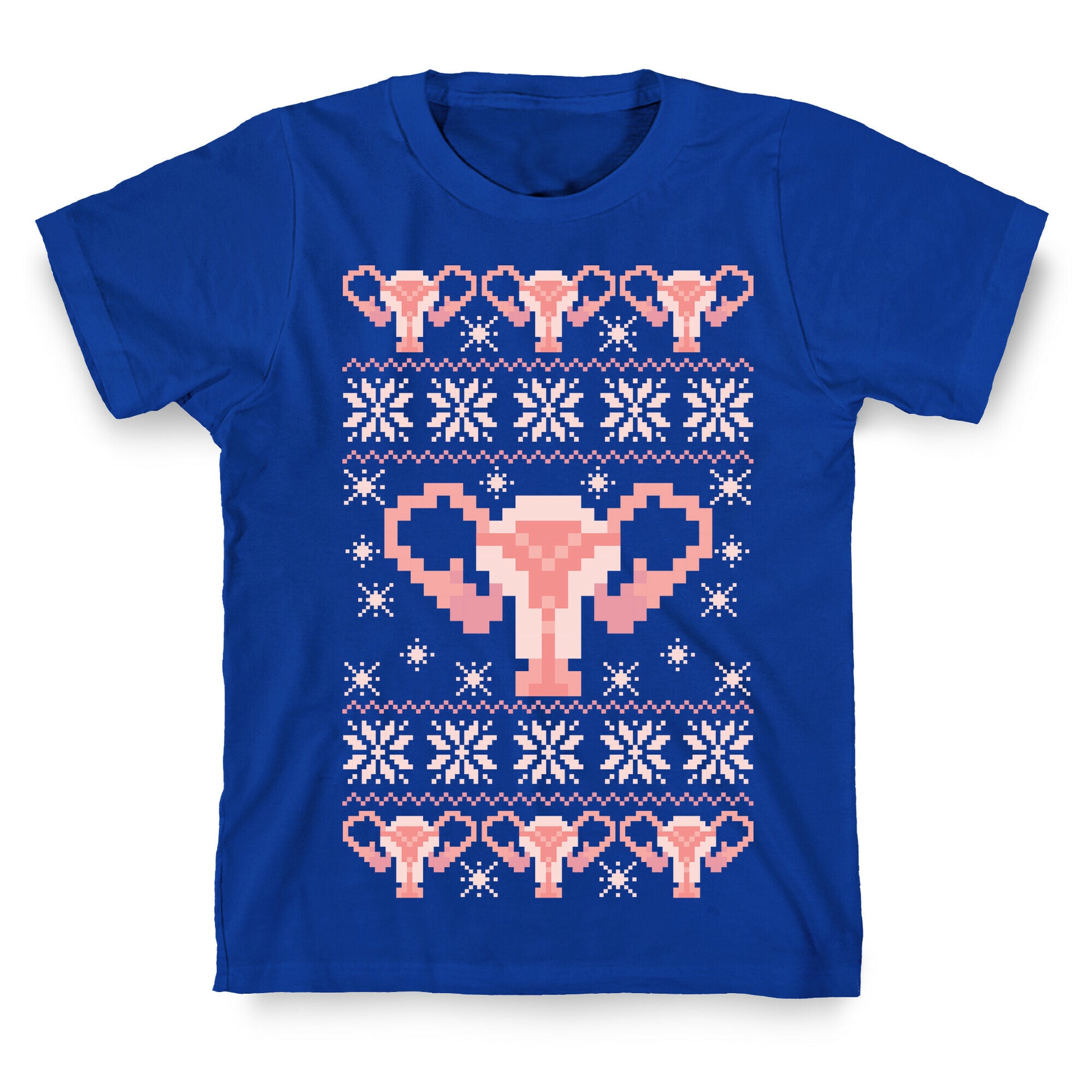 Uterus Sweater Pattern T-Shirt