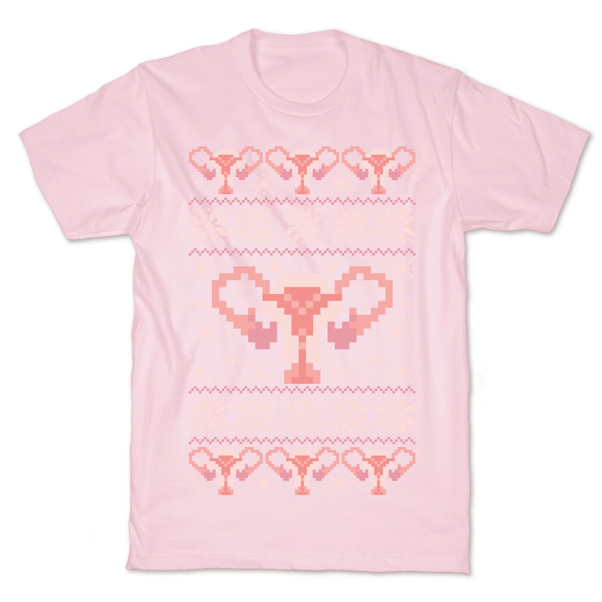 Uterus Sweater Pattern T-Shirt
