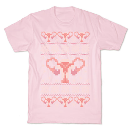Uterus Sweater Pattern T-Shirt