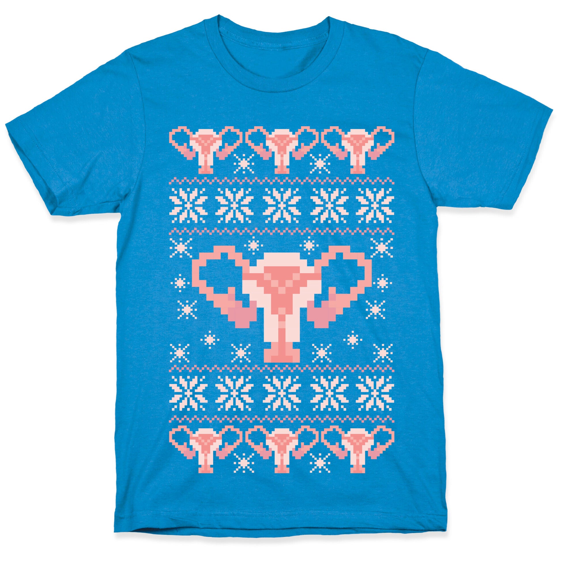 Uterus Sweater Pattern T-Shirt