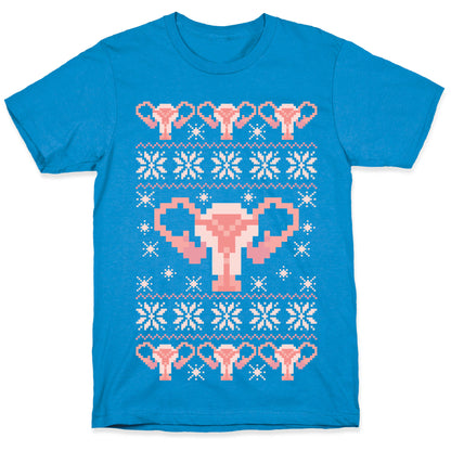 Uterus Sweater Pattern T-Shirt