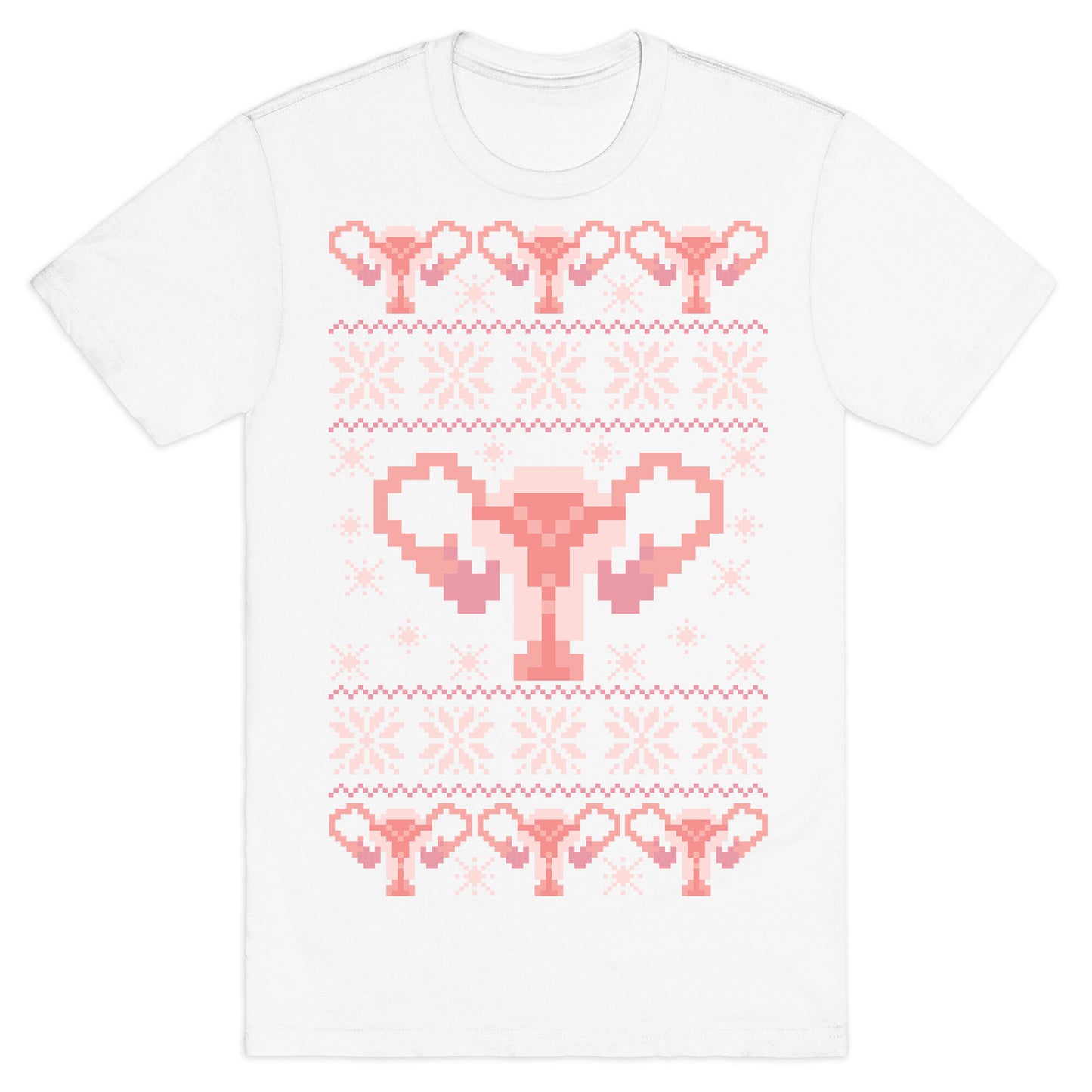 Uterus Sweater Pattern T-Shirt