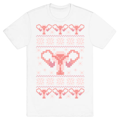 Uterus Sweater Pattern T-Shirt