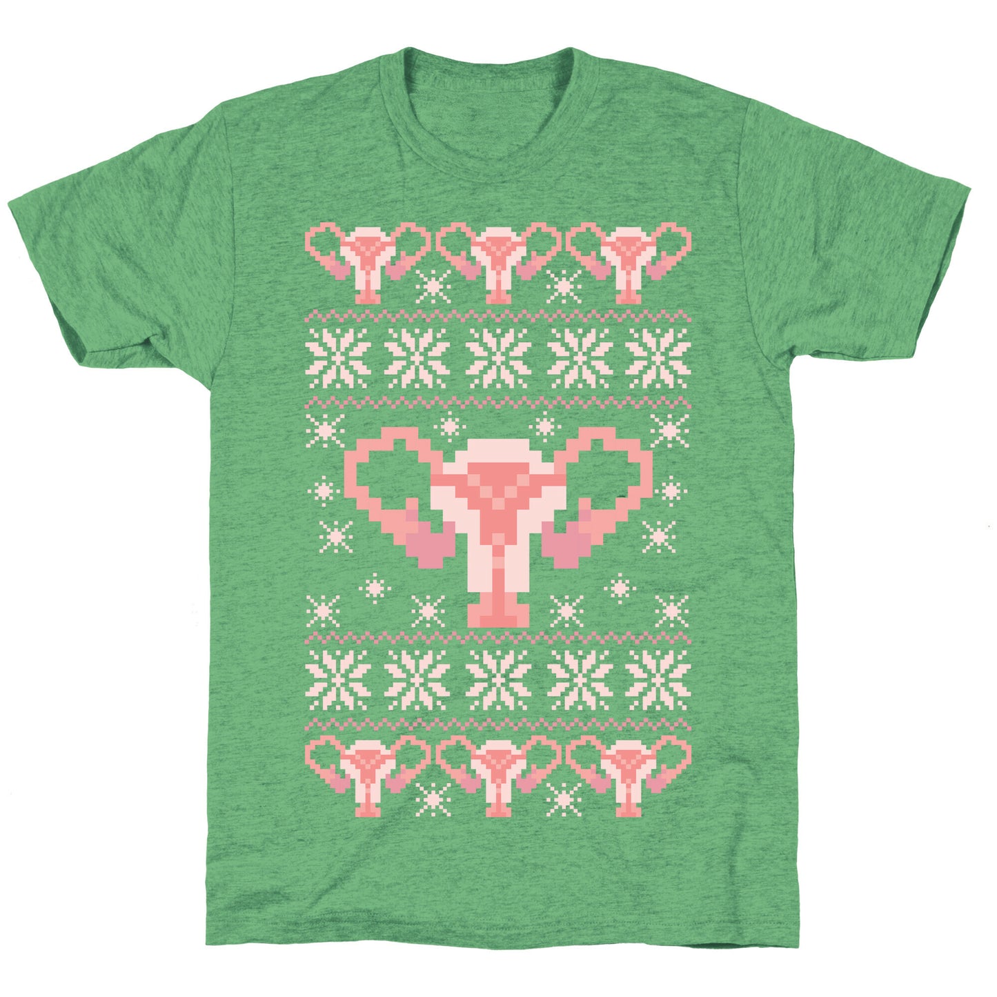 Uterus Sweater Pattern Unisex Triblend Tee