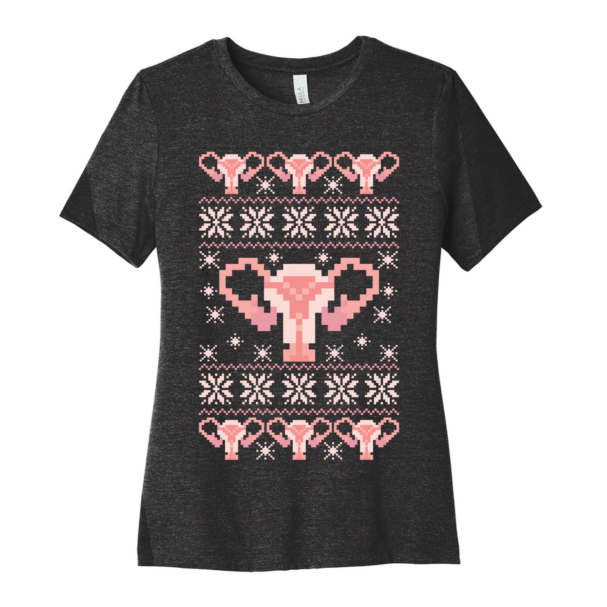 Uterus Sweater Pattern Women's Cotton Tee
