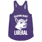 Bleating Heart Liberal Racerback Tank
