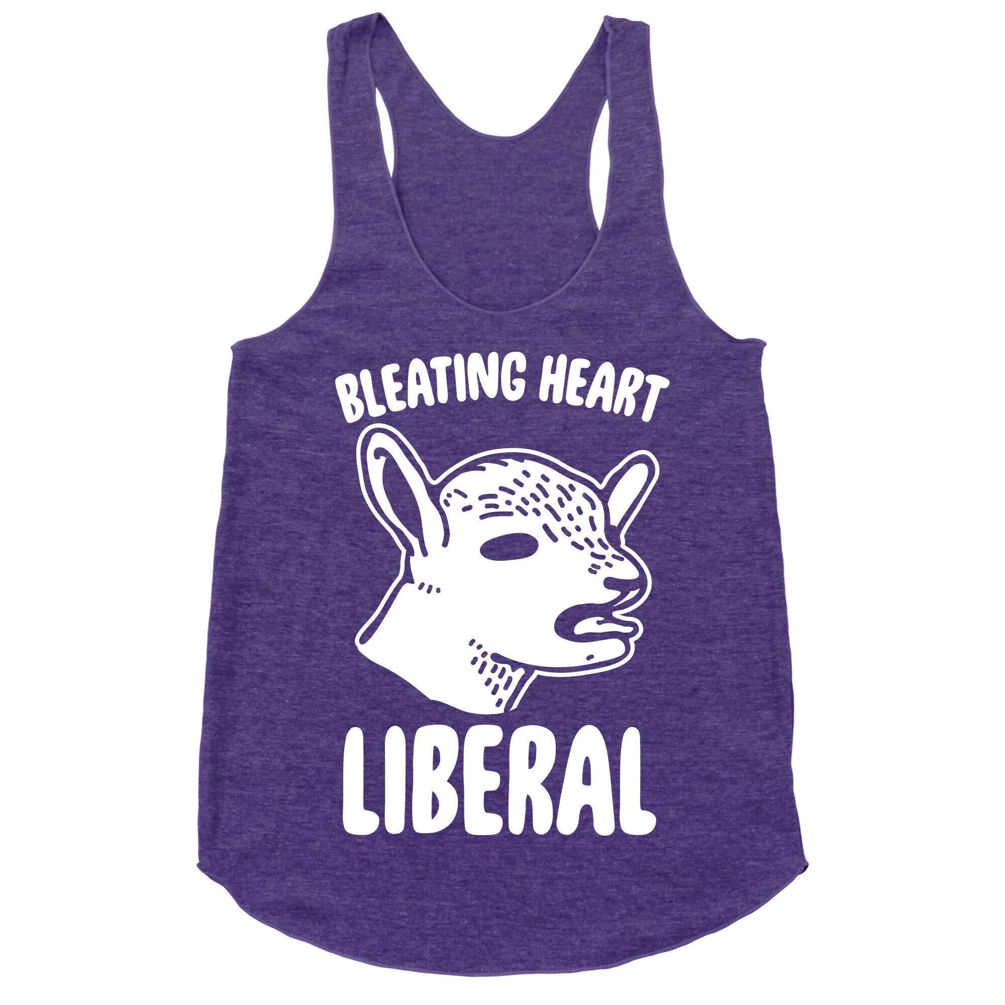 Bleating Heart Liberal Racerback Tank