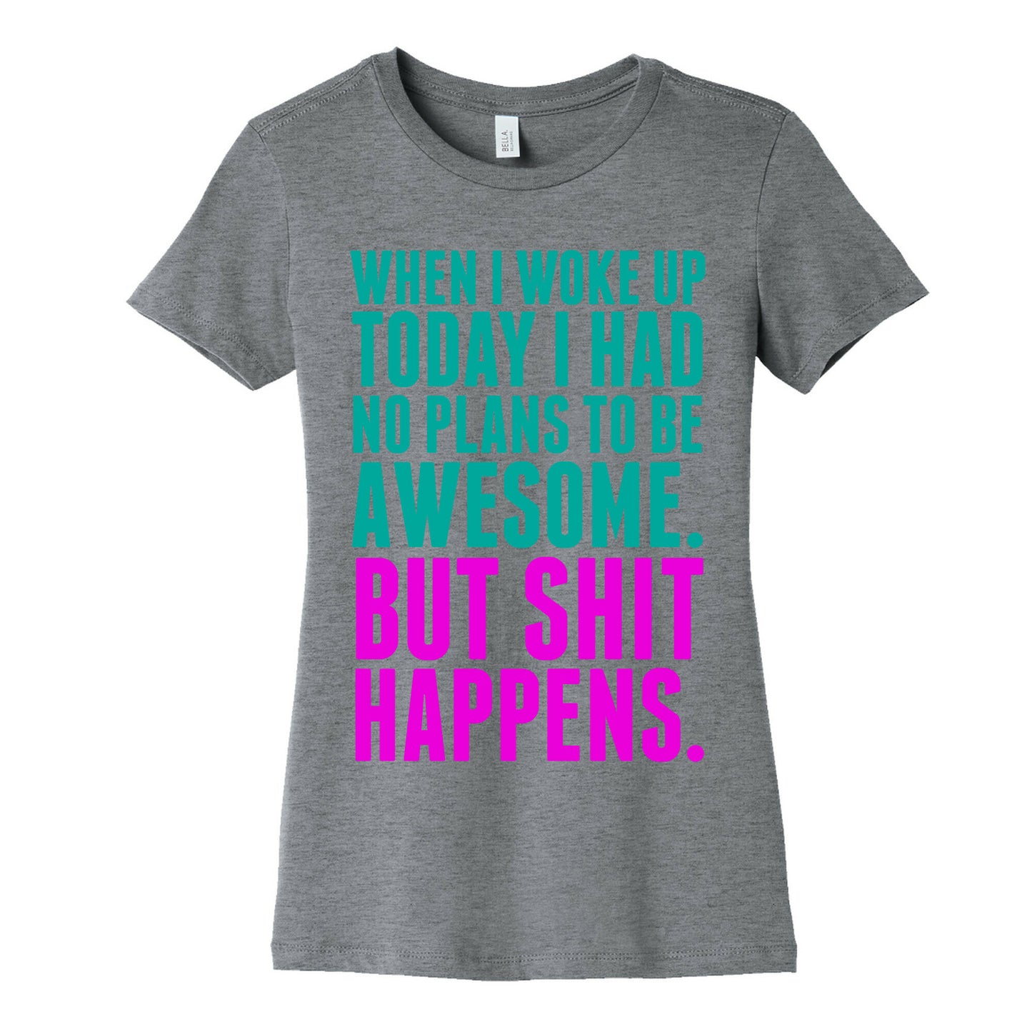 No Plans to Be Awesome Women's Cotton Tee