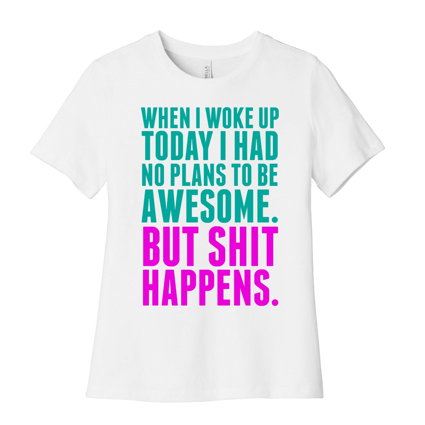 No Plans to Be Awesome Women's Cotton Tee