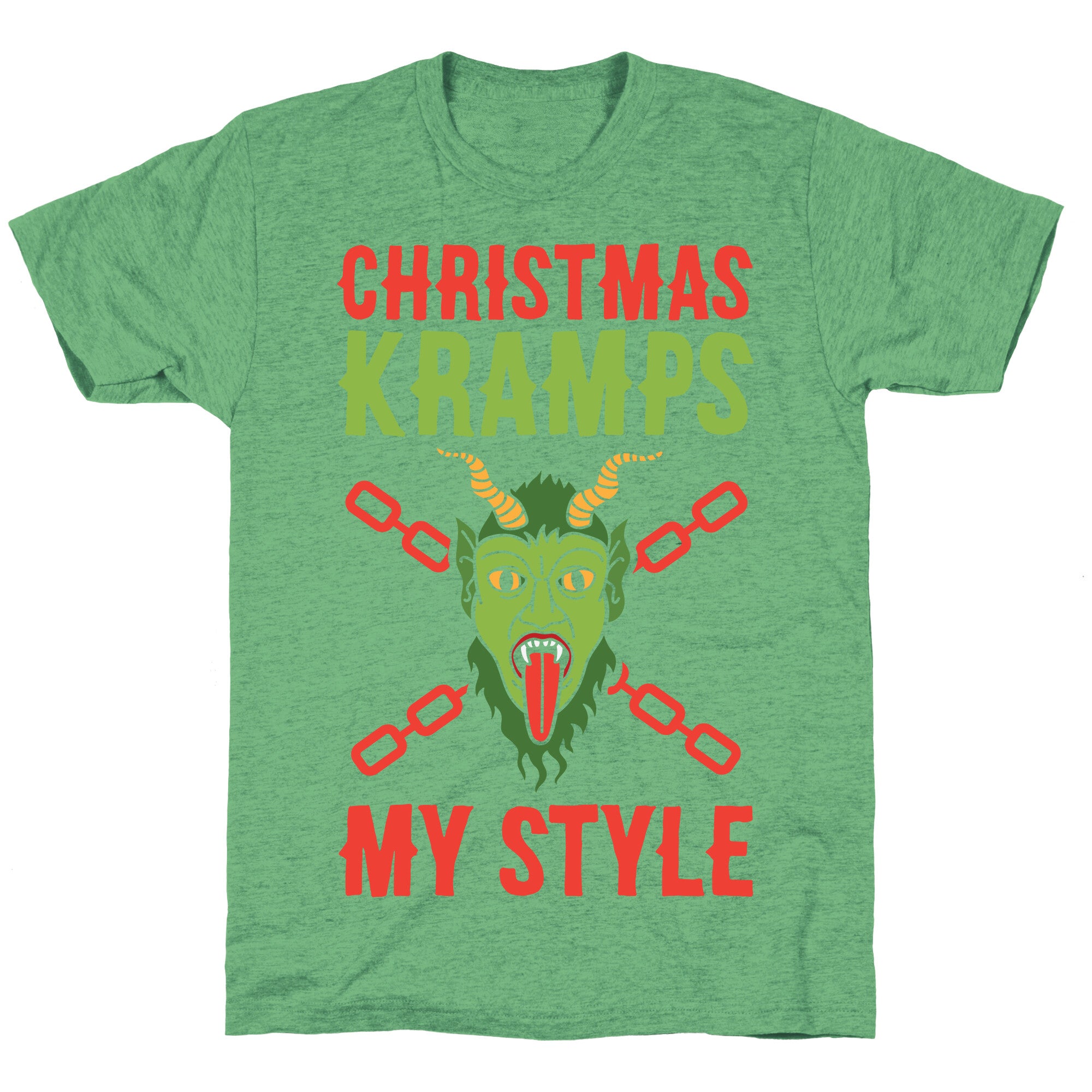 Christmas Kramps My Style Unisex Triblend Tee