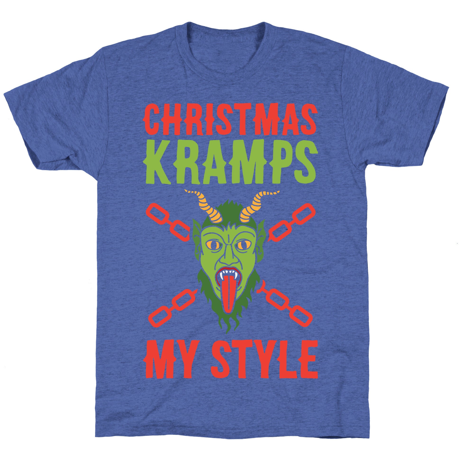Christmas Kramps My Style Unisex Triblend Tee