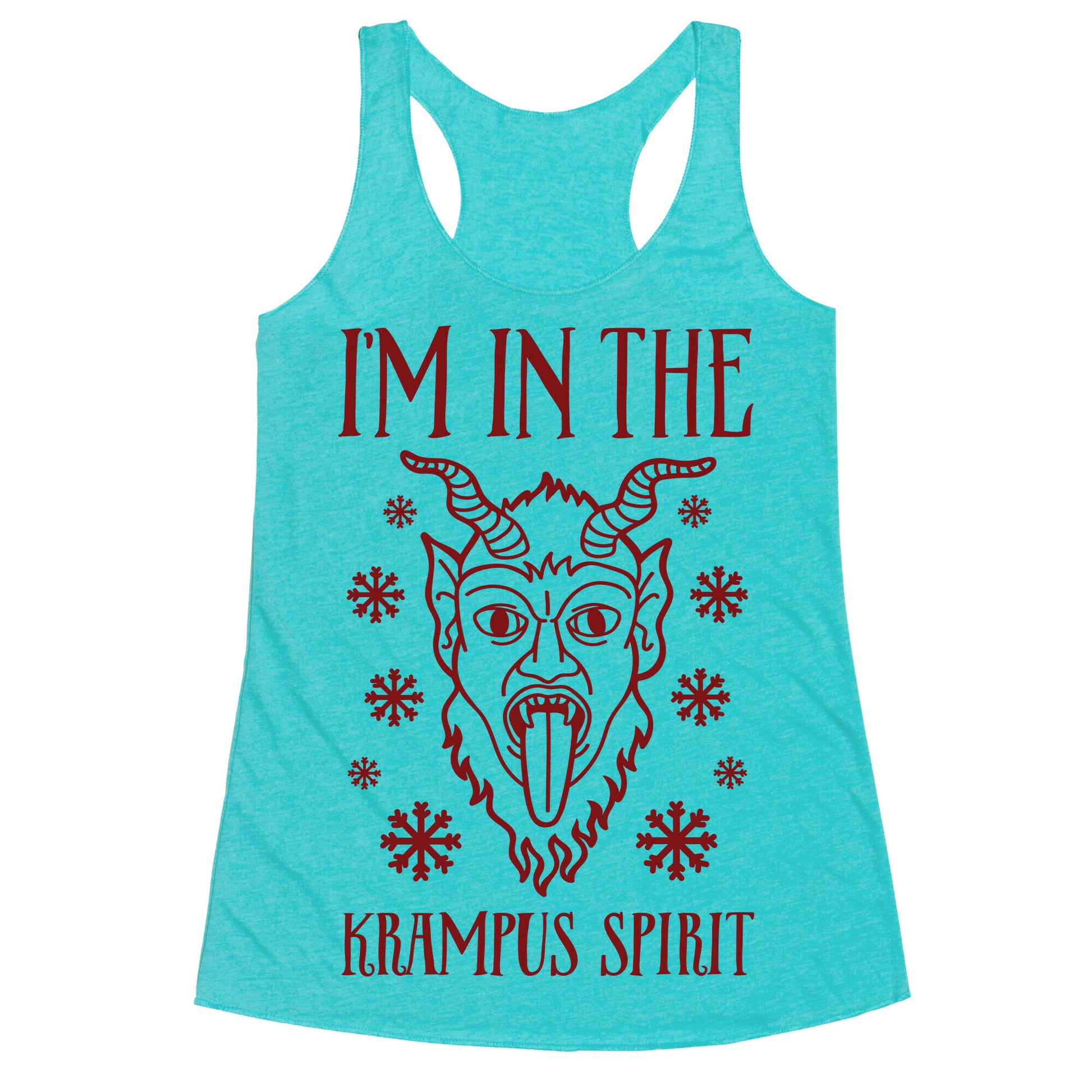 I'm In The Krampus Spirit Racerback Tank