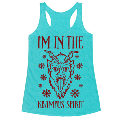 I'm In The Krampus Spirit Racerback Tank