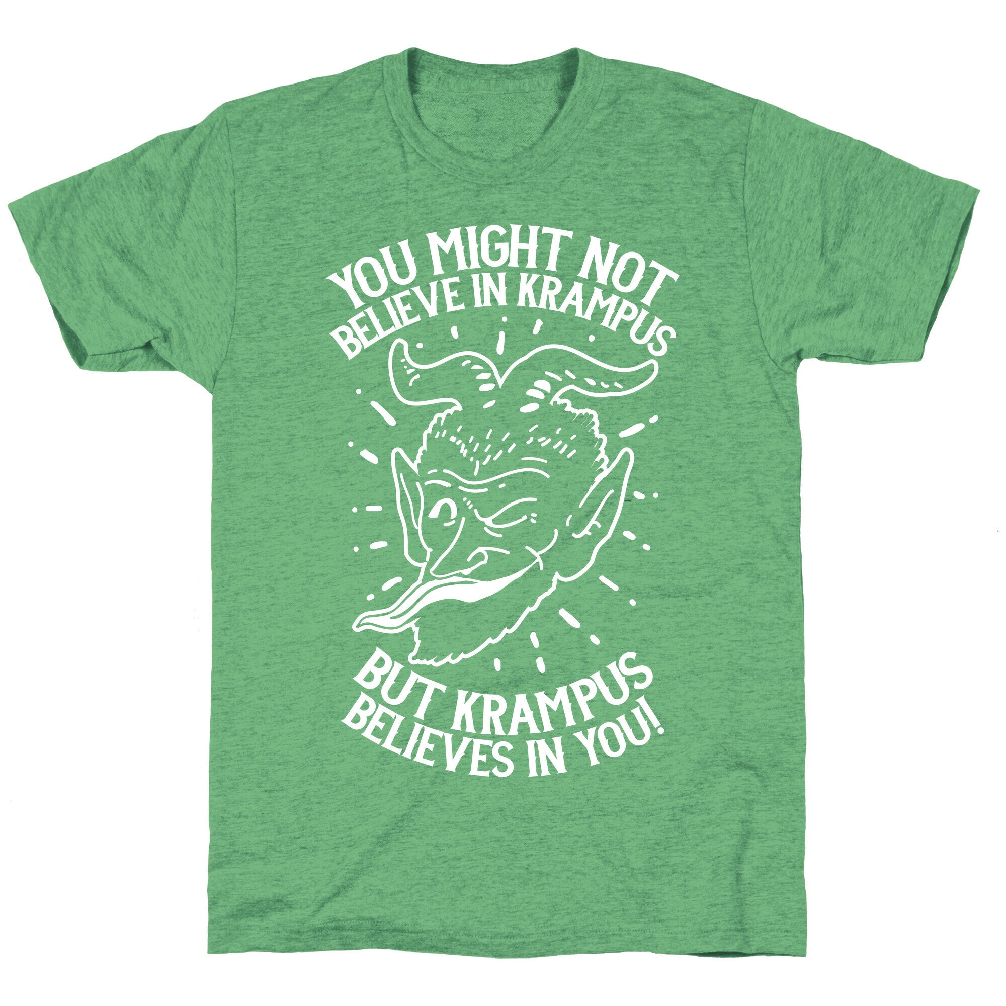 Krampus Believes in You Unisex Triblend Tee