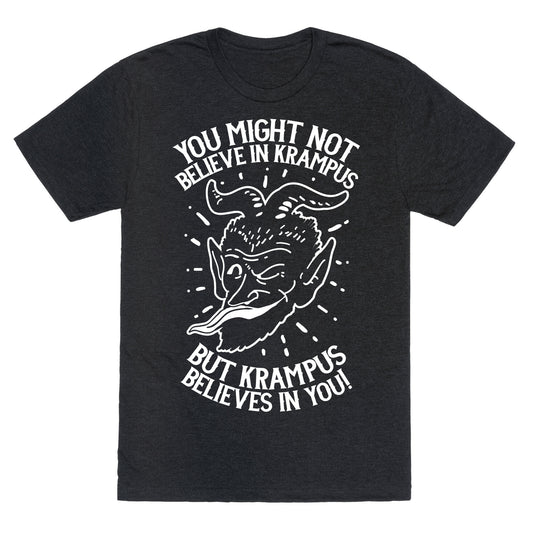 Krampus Believes in You Unisex Triblend Tee