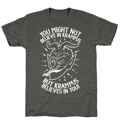 Krampus Believes in You Unisex Triblend Tee