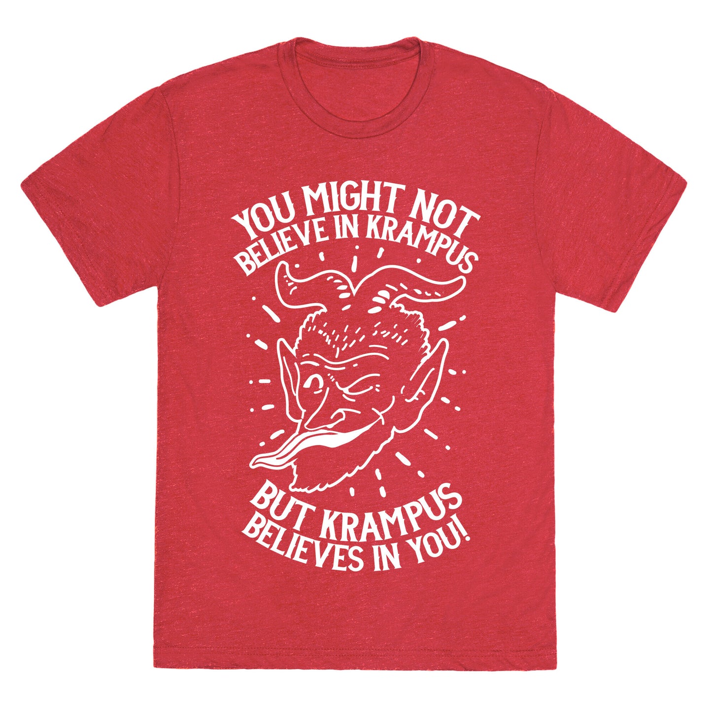 Krampus Believes in You Unisex Triblend Tee