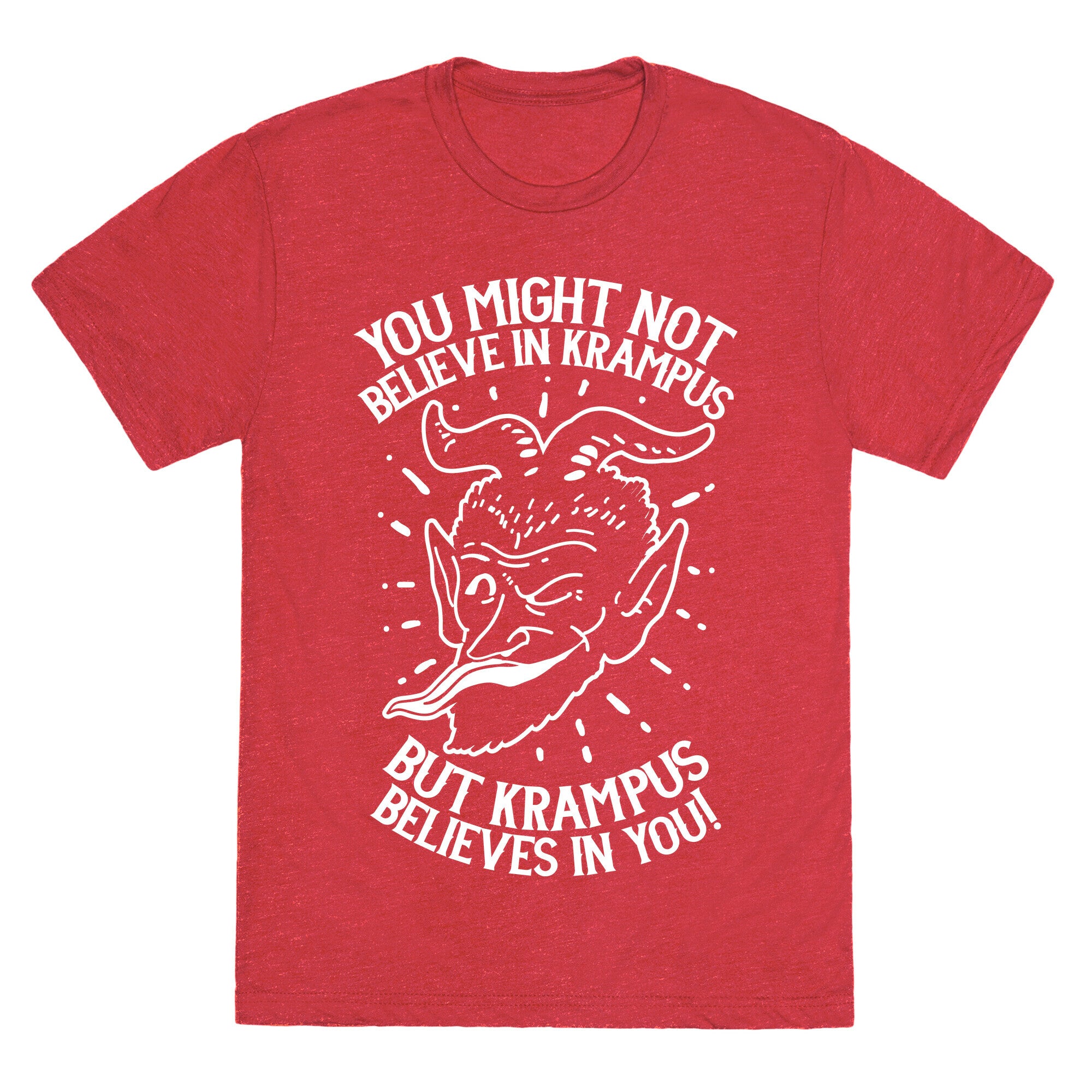 Krampus Believes in You Unisex Triblend Tee