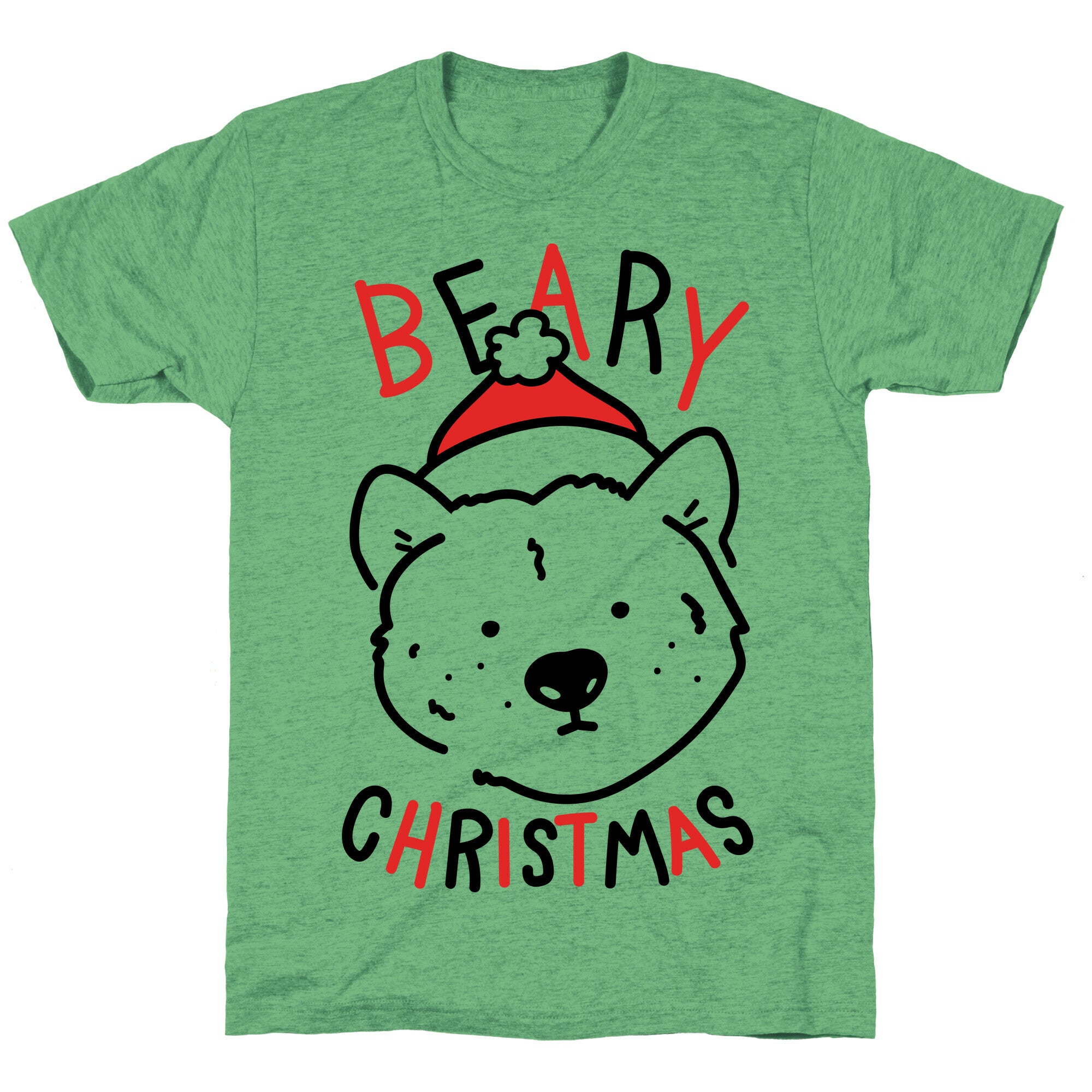 Beary Christmas Unisex Triblend Tee