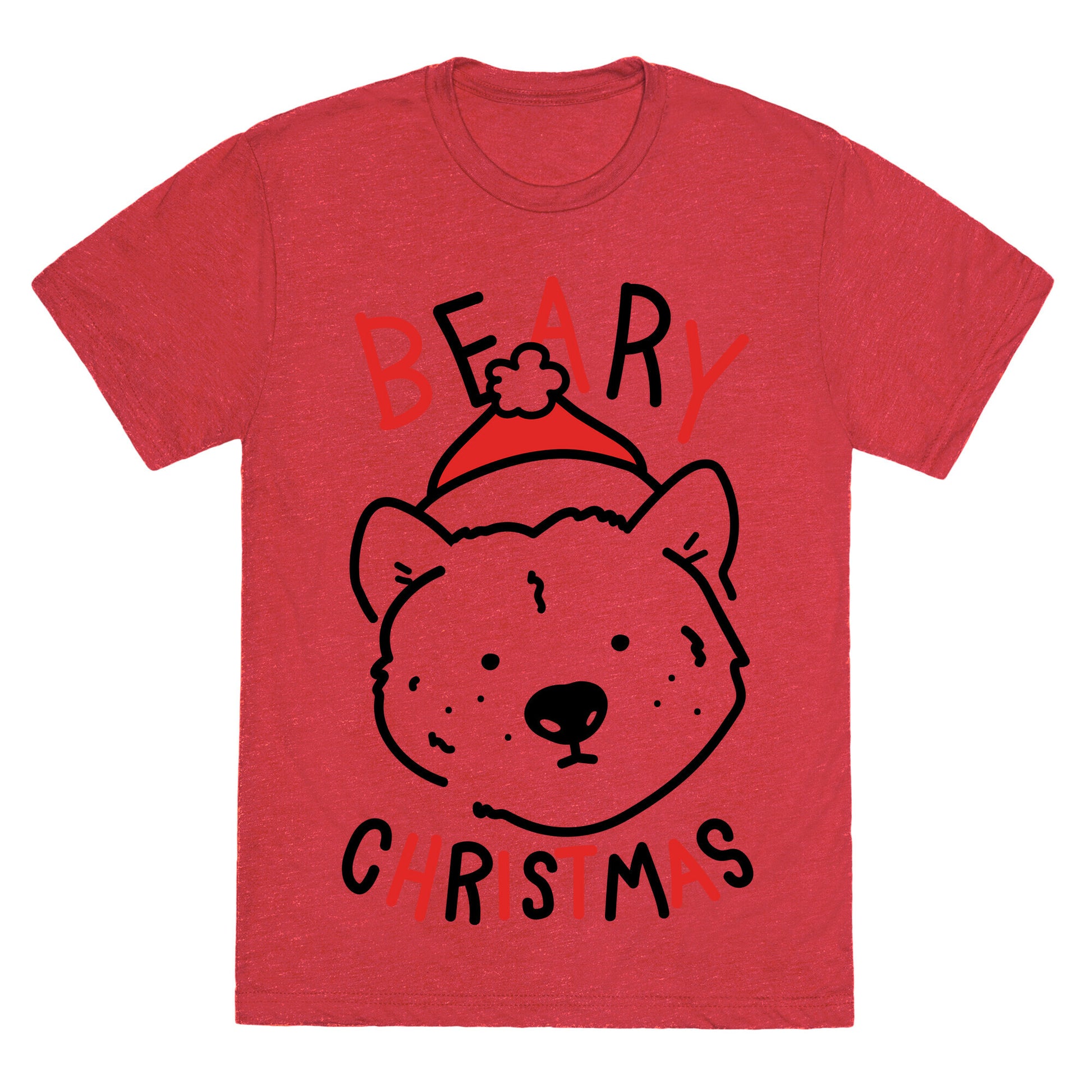Beary Christmas Unisex Triblend Tee