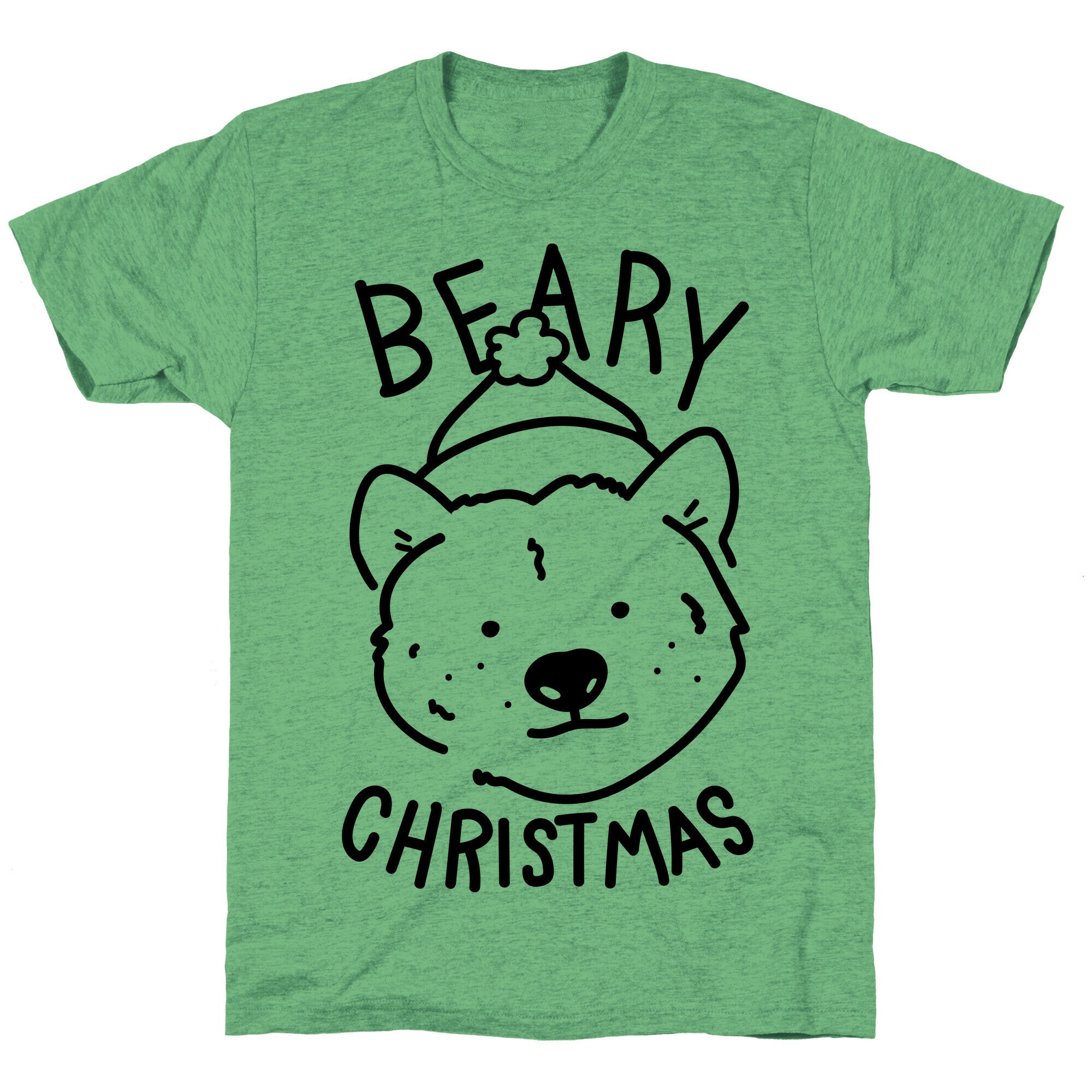 Beary Christmas Unisex Triblend Tee